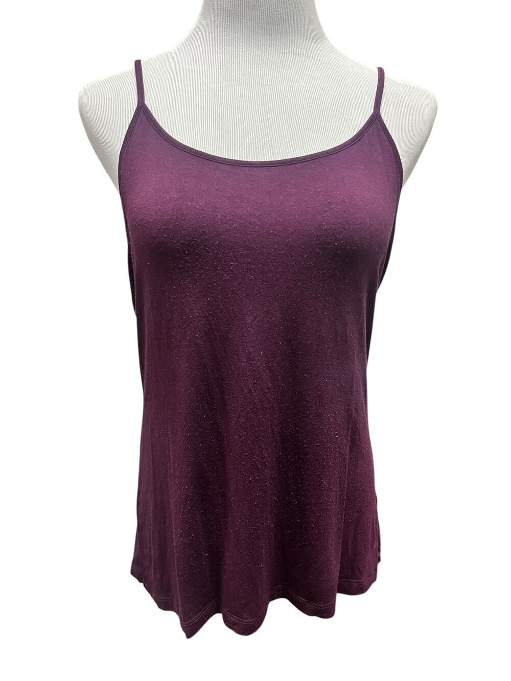 Merona Women's Purple Plum Spaghetti Strap Tank Top SIZE Large